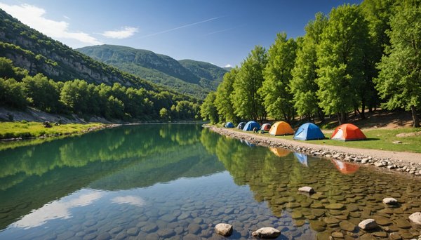 Top 5 campings au bord de la rivière dans le gard